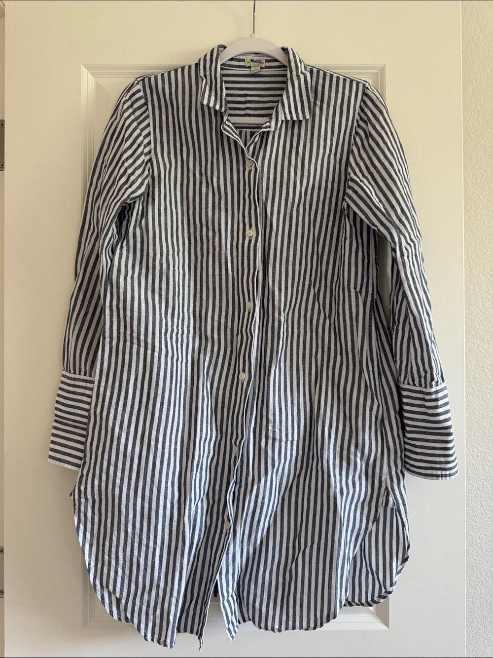 J. Crew Relaxed-fit beach shirt in linen-cotton blend
